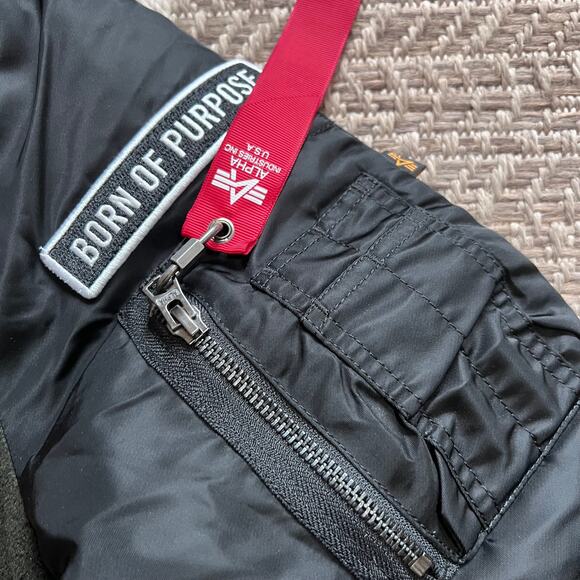 Alpha Industries Wool Jacket- Sz small - Picture 4 of 6